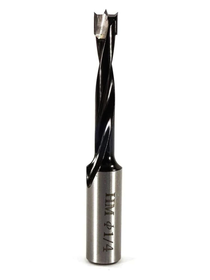 Whiteside DB25070 Right Hand Brad Point Dowel Drill - 1/4" CD - official product photo