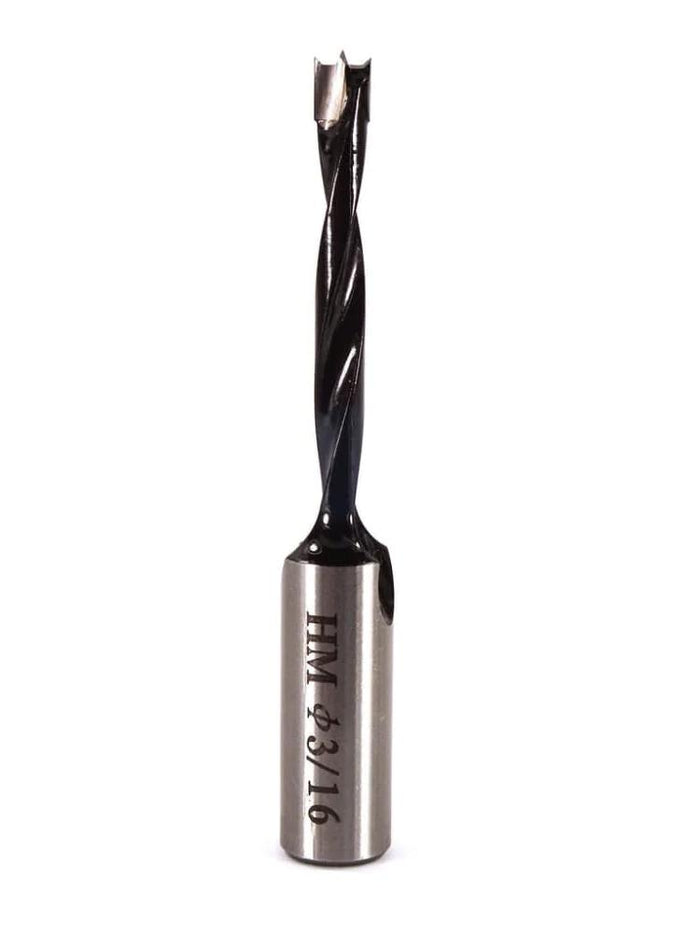 Whiteside DB18770 Right Hand Brad Point Dowel Drill - 3/16" CD - official product photo