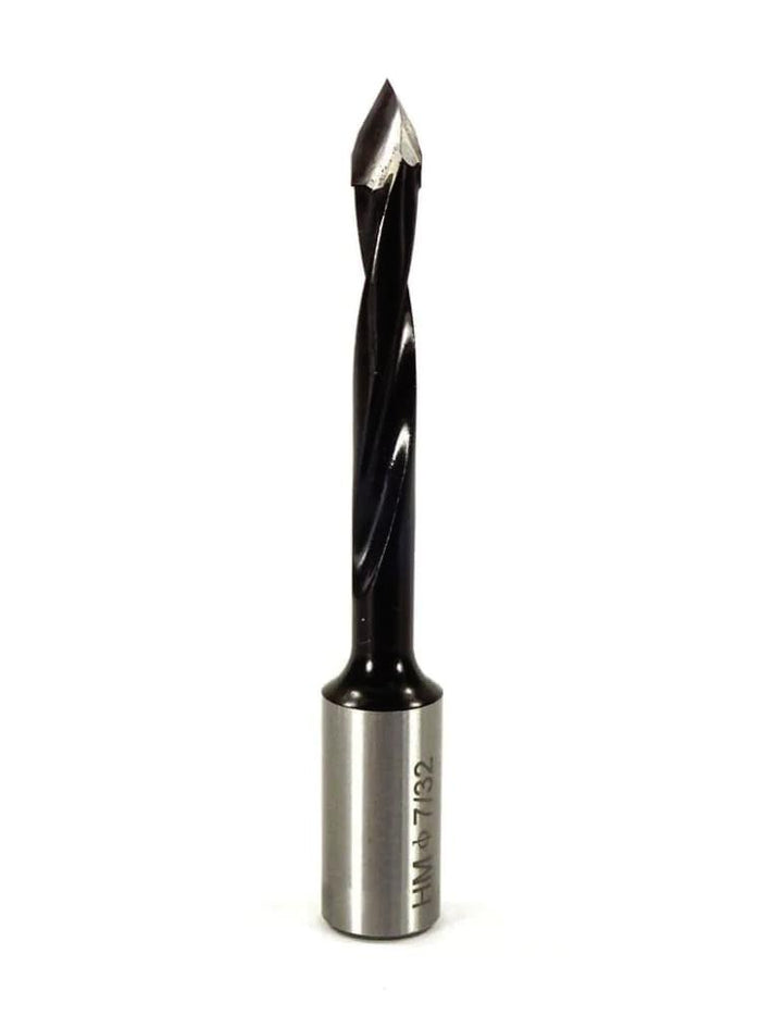 Whiteside DT21870 Right Hand V-Point Dowel Drill - 7/32" CD - official product photo