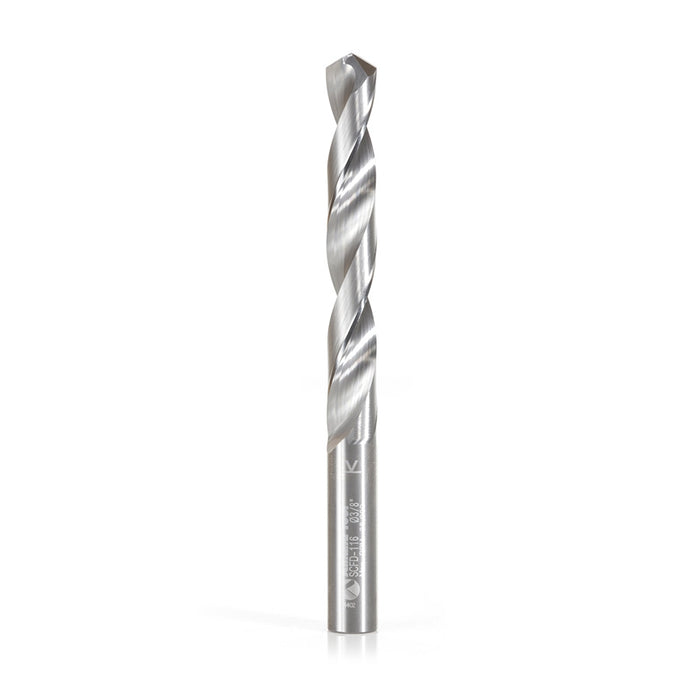 Amana Tool SCFD-116 Solid Sub Micrograin Carbide 4 Facet Point 118 Deg x 3/8 D x 2-3/4 Cut Length x 3/8 SHK x 4-1/4 Inch