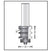 Dimar 160R8-21 Double Beading Bit with Ball Bearing Guide, 2 Flutes