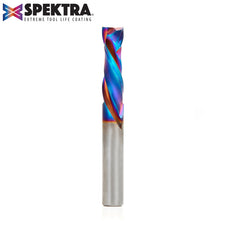 Amana 46172-K CNC Solid Carbide Spektra™ Extreme Tool Life Coated Compression Spiral 3/8 Dia x 1-1/4 Inch x 3/8 Shank