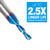 Amana 46200-K Solid Carbide Spektra™ Extreme Tool Life Coated Spiral Plunge 1/8 Dia x 1/2 x 1/4 Inch Shank