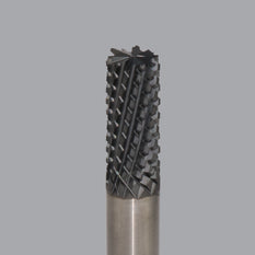 Onsrud 66-500 Series Solid Carbide CNC Router Bit, 12 flute, burr pt, DFC coated