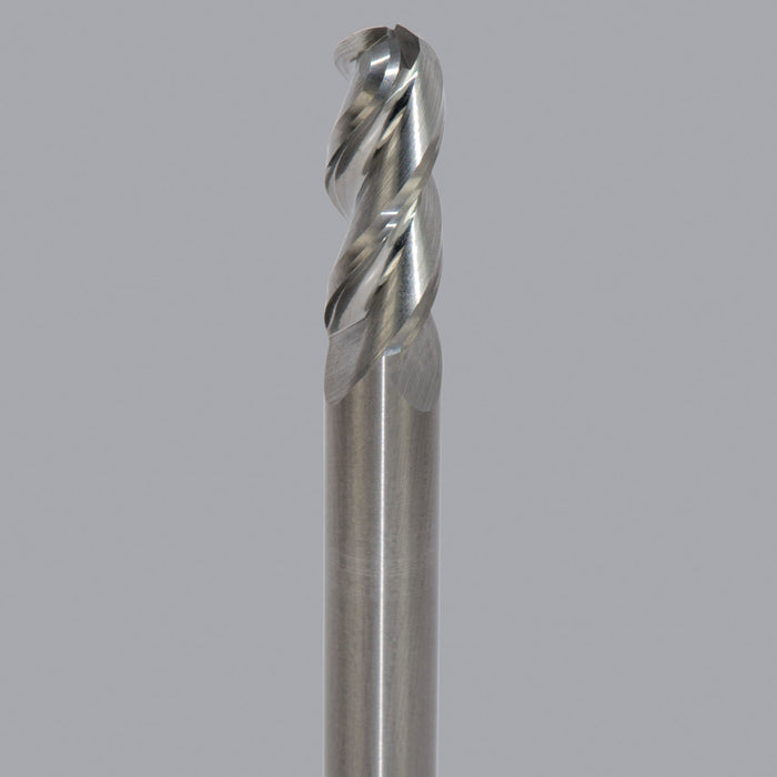 Onsrud Aluminum Finisher (AF) Series Solid Carbide CNC Router Bit end mill, 3 flute, 0.156 corner rad, medium length