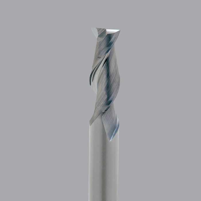 Onsrud Aluminum Finisher (AF) Series Solid Carbide end mill, 2 flute, 0.015 corner rad, medium length