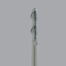 Onsrud Aluminum Finisher (AF) Series Solid Carbide CNC Router Bit end mill, 2 flute, square, long length