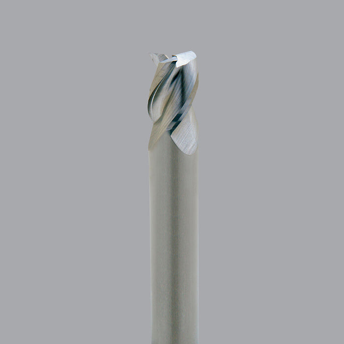 Onsrud Aluminum Finisher (AF) Series Solid Carbide CNC Router Bit end mill, 3 flute, 0.015 corner rad, standard length