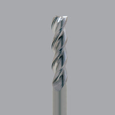 Onsrud Aluminum Finisher (AF) Series Solid Carbide CNC Router Bit end mill, 3 flute, 0.060 corner rad, long length