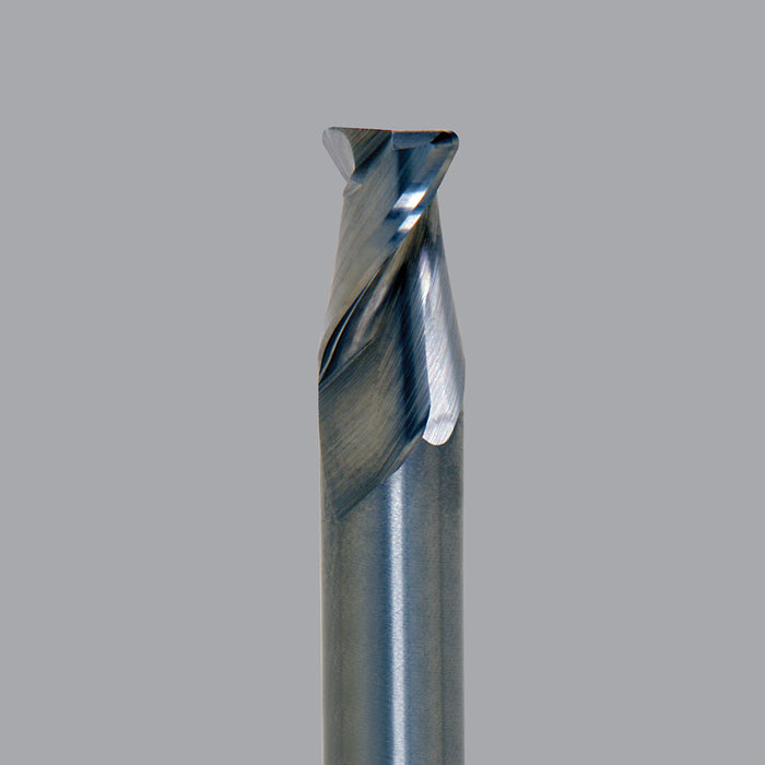 Onsrud Aluminum Finisher (AF) Series Solid Carbide CNC Router Bit end mill, 2 flute, square, standard length, necked