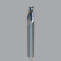Onsrud Aluminum Finisher (AF) Series Solid Carbide CNC Router Bit end mill, 2 flute, square, medium length, necked