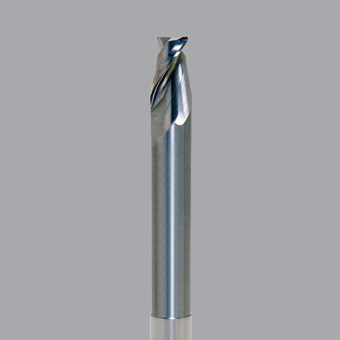 Onsrud Aluminum Finisher (AF) Series Solid Carbide end mill, 2 flute, 0.060 corner rad, medium length, necked - CNC Router Store