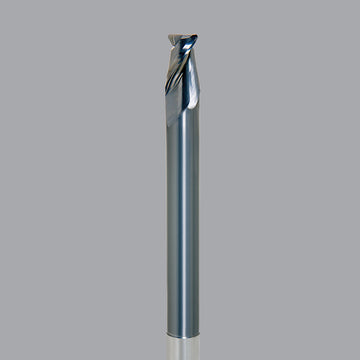 Onsrud Aluminum Finisher (AF) Series Solid Carbide CNC Router Bit end mill, 2 flute, 0.060 corner rad, long length, necked