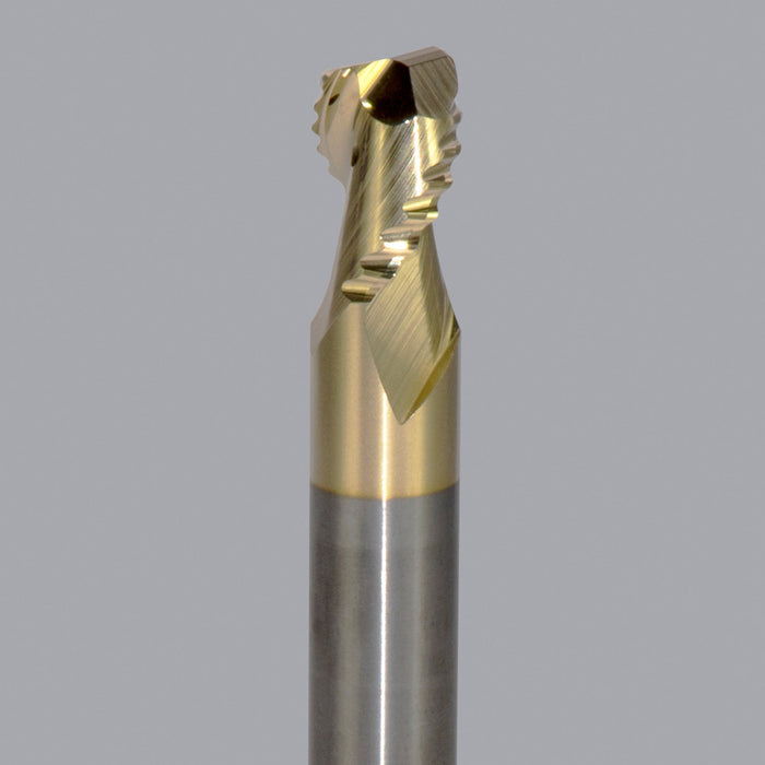 Onsrud Aluminum Finisher, 2 Flute End Mills, standard length, 0.030 corner rad, ZRN coated CNC Router Bit