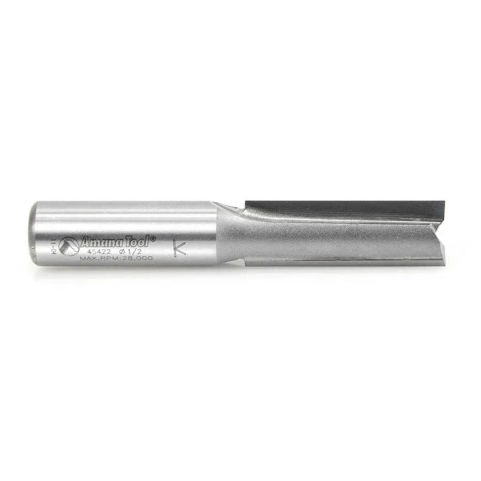 Amana 45422 Carbide Tipped Straight Plunge 1/2 Dia x 1-1/2 x 1/2 Inch Shank - CNC Router Store