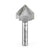 Amana 45714 Carbide Tipped V-Groove 90 Deg x 3/4 Dia x 3/8 x 1/4 Inch Shank - CNC Router Store
