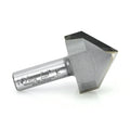 Amana 45728 Carbide Tipped V-Groove 90 Deg x 1-1/2 Dia x 1-1/4 Inch x 1/2 Shank