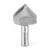 Amana 45728 Carbide Tipped V-Groove 90 Deg x 1-1/2 Dia x 1-1/4 Inch x 1/2 Shank - CNC Router Store