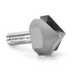 Amana 45728 Carbide Tipped V-Groove 90 Deg x 1-1/2 Dia x 1-1/4 Inch x 1/2 Shank - CNC Router Store