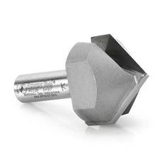 Amana 45728 Carbide Tipped V-Groove 90 Deg x 1-1/2 Dia x 1-1/4 Inch x 1/2 Shank - CNC Router Store