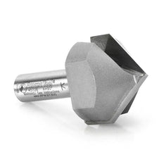 Amana 45728 Carbide Tipped V-Groove 90 Deg x 1-1/2 Dia x 1-1/4 Inch x 1/2 Shank - CNC Router Store