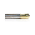 Amana 45785 Carbide V-Groove 108 Deg. 0.090 Inch Tip Width x 5/32 x 1/2 Dia. x 1/2 Inch Shank ZrN Coated Router Bit