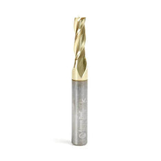 Amana 46092 Solid Carbide Up-Cut Spiral 3/16 Dia x 5/8 x 1/4 Shank x 2-1/2 Inch Long Composite, Fiberglass & Phenolic Cutting ZrN Coated Router Bit - CNC Router Store