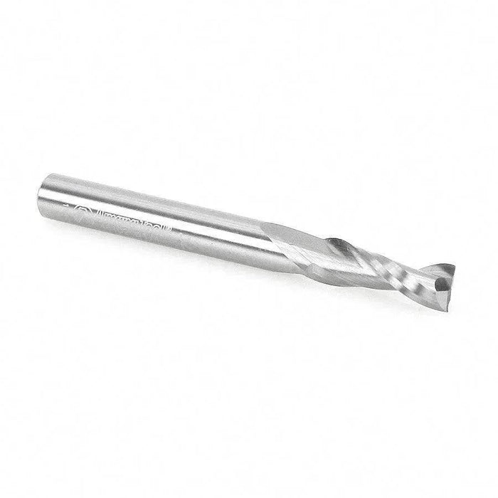 Amana 46102 Solid Carbide Spiral Plunge 1/4 Dia x 3/4 x 1/4 Inch Shank Up-Cut - CNC Router Store