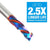 Amana 46170-K CNC Solid Carbide Spektra™ Coated Compression Spiral 1/4 Dia x 7/8 x 1/4 Inch Shank, 2 Flutes-UPCUT - CNC Router Store
