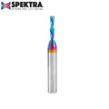 Amana 46200-K Solid Carbide Spektra™ Extreme Tool Life Coated Spiral Plunge 1/8 Dia x 1/2 x 1/4 Inch Shank