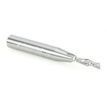Amana 46200 Solid Carbide Spiral Plunge 1/8 Dia x 1/2 x 1/4 Inch Shank x 2 Inch Long Down-Cut