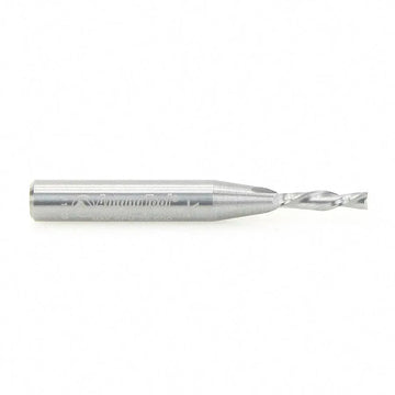 Amana 46200 Solid Carbide Spiral Plunge 1/8 Dia x 1/2 x 1/4 Inch Shank x 2 Inch Long Down-Cut
