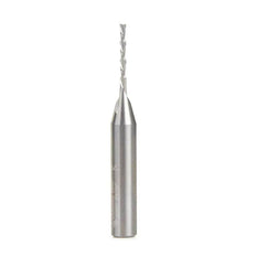 Amana 46403 Solid Carbide Spiral Plunge 1/16 Dia x 1/2 x 1/4 Shank x 2 Inch Long Down-Cut - CNC Router Store