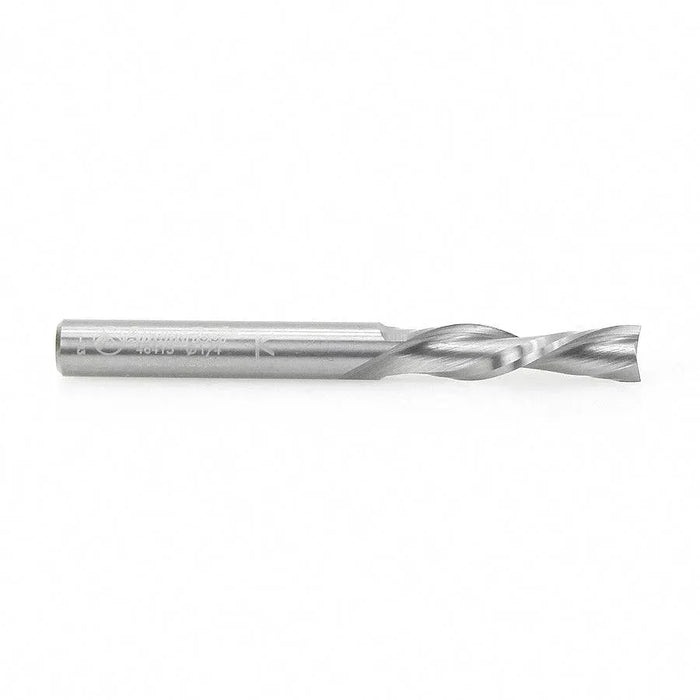 Amana 46415 Solid Carbide Spiral Plunge 1/4 Dia x 1 Inch x 1/4 Shank Down-Cut - CNC Router Store
