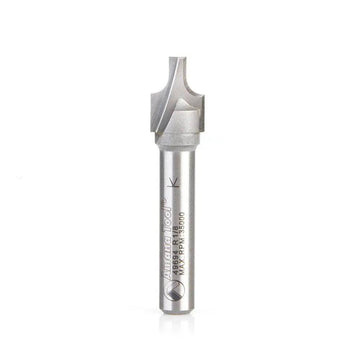 Amana 49694 Carbide Tipped Plunging Round Over 1/8 Radius x 3/8 Dia x 1/2 x 1/4 Inch Shank