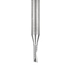 Amana 51454 Solid Carbide CNC Spiral 'O' Single Flute, Aluminum Cutting 1/8 Dia x 1/2 x 1/4 Shank x 2 Inch Long Up-Cut Router Bit - CNC Router Store