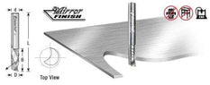 Amana 51773 Solid Carbide CNC Spiral 'O' Flute, Aluminum Cutting 3/16 Dia x 3/8 x 1/4 Inch Shank Down-Cut - CNC Router Store