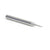 Amana 57311 Metric Solid Carbide CNC Spiral 'O' Single Flute, Plastic Cutting 2mm Dia x 8mm x 6mm Shank x 64mm Long Up-Cut Router Bit - CNC Router Store