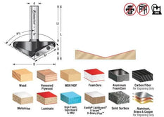 Amana RC-1109 Insert V-Groove 160 Deg x 13/64 x 1/2 Inch Shank CNC - CNC Router Store
