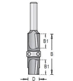 Dimar 101RCDX-X Series Compression Bits with Centre Ball Bearing Guide, 2 Flutes - CNC Router Store