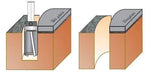 Dimar 101RCLX-X Series Down Shear Straight Bits with Centre Ball Bearing Guide, 2 Flutes - CNC Router Store