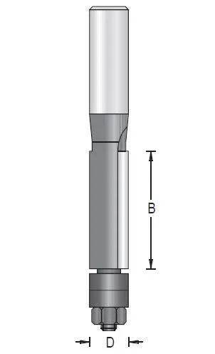 Dimar 101RDXX-X Series Trim Bits with Double Ball Bearing Guide