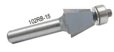 Dimar 102RBX-X Series Bevel Trim Bits with Ball Bearing Guide, 2 Flutes - CNC Router Store