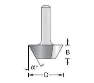 Dimar 103RP4-X Series Bevel Bits – No Plunge, 2 Flutes