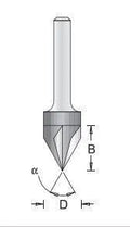 Dimar 105RR4-60 Solid Carbide Engraving Bit, 3 Flutes