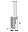 Dimar 106RL8-X Series Core Box Bits (Round Nose), 2 Flutes
