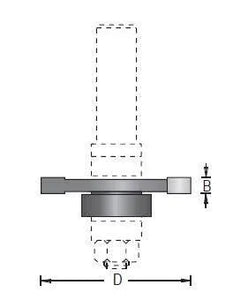 Dimar 108R2-X Series Replacement Slotting Cutters, 2 Wing - CNC Router Store