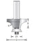 Dimar 109RD8-X Series Corner Rounding CNC Router Bits with Radius Bearing, 2 Flutes - CNC Router Store