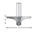 Dimar 109RT8-XX Series Thumb Nail Bits, 2 Flutes