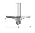 Dimar 109RT8-XX Series Thumb Nail Bits, 2 Flutes - CNC Router Store